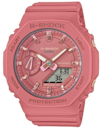 G-Shock Plastic/resin Classic Combination Quartz Watch - Gma-s2100-4a2er - Pink