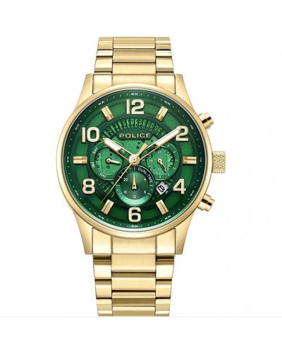 Police Addis Stainless Steel Fashion Analogue Watch - Pewjk2203104 - Green