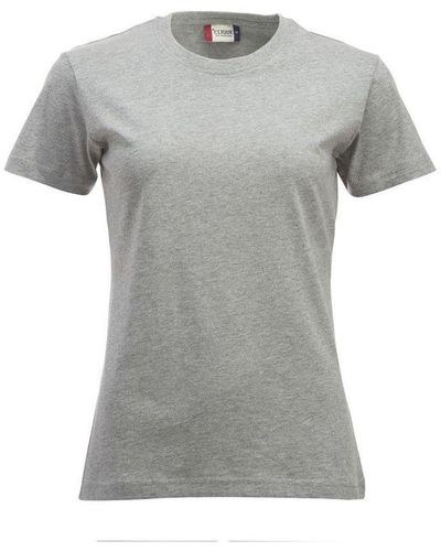 Clique New Classic Melange T-shirt - Grey