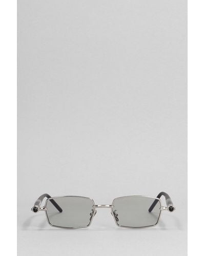 Kuboraum P73 Sunglasses In Silver Metal Alloy - Gray