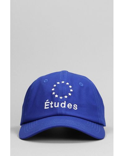Etudes Studio Hats In Blue Cotton