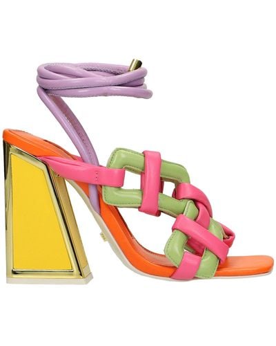 Kat Maconie Monira Sandals In Multicolor Leather
