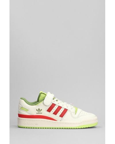 adidas The Grinch Special Edition Sneakers In Beige Leather - Natural