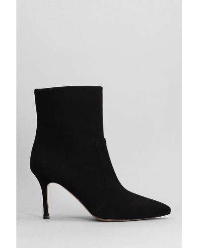 The Seller High Heels Ankle Boots In Black Suede