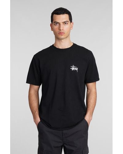 Stussy T-shirt In Black Cotton