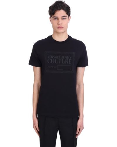 Versace T-Shirt in Cotone Nero