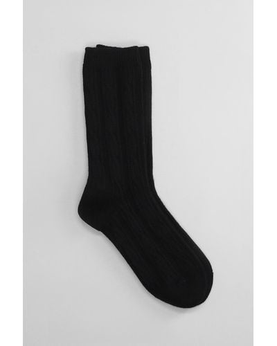 Stussy Socks In Black Cotton