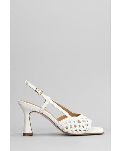 Pedro Miralles Sandals In White Leather