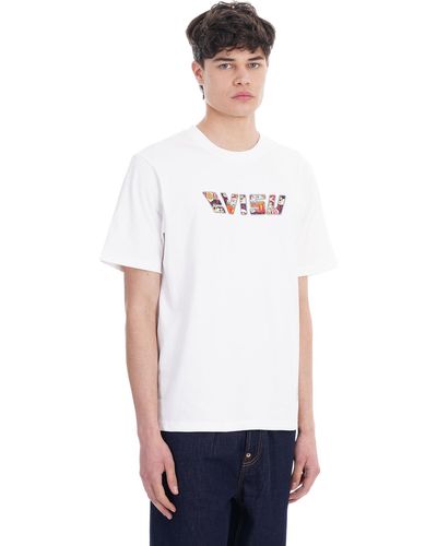 Evisu T-Shirt Daruma in Cotone Bianco