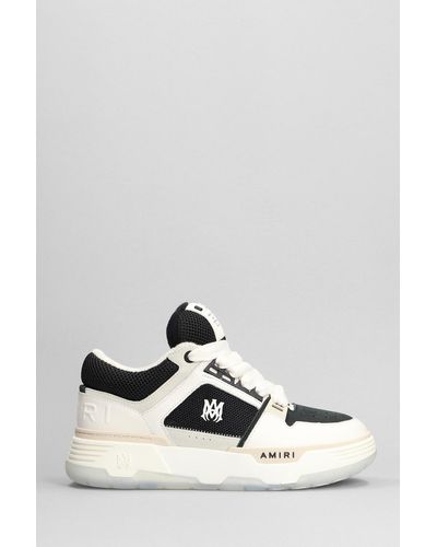 Amiri Ma-1 Sneakers In White Leather - Multicolor