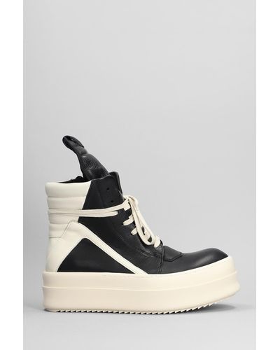 Rick Owens Mega Bumper Geobasket Sneakers Men - Black