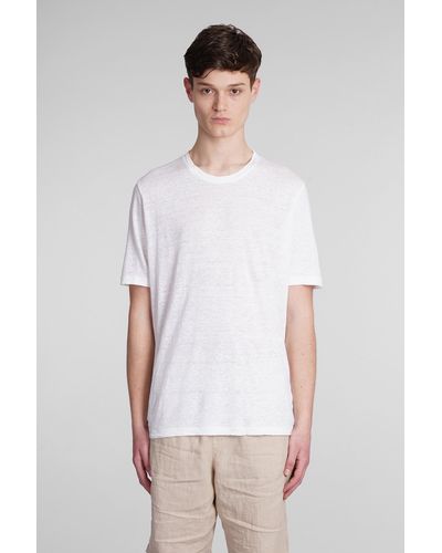120 T-Shirt in lino Bianco