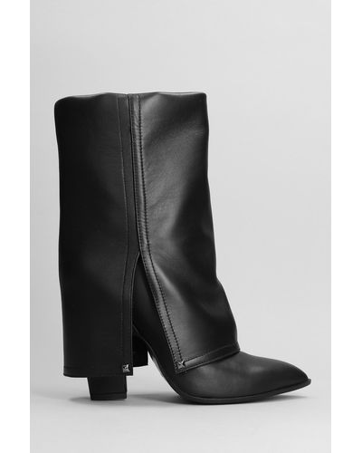 Marc Ellis Boots In Black Leather