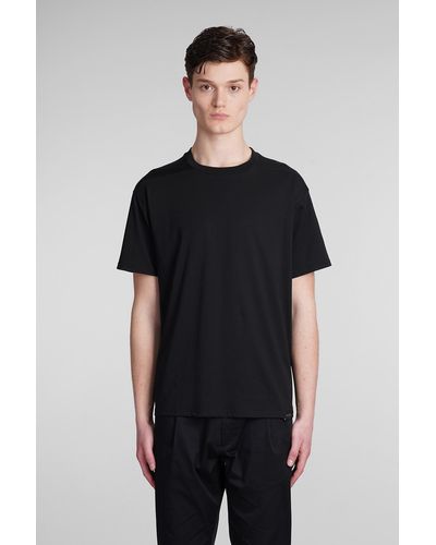 Low Brand T-Shirt B229 in Cotone Nero