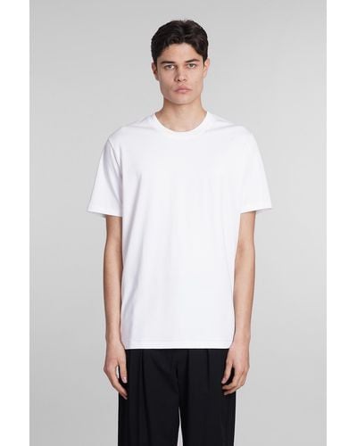 Attachment T-shirt In White Cotton