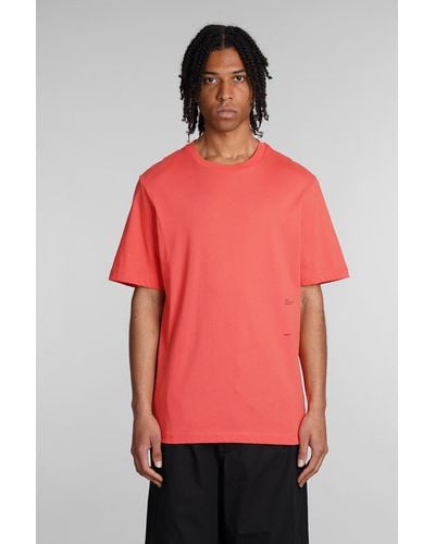 OAMC T-Shirt in Cotone Arancione - Rosso