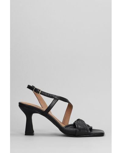Carmens Drex Knot Sandals In Black Leather