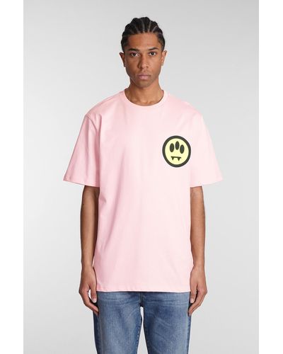 Barrow T-shirt In Rose-pink Cotton - Red
