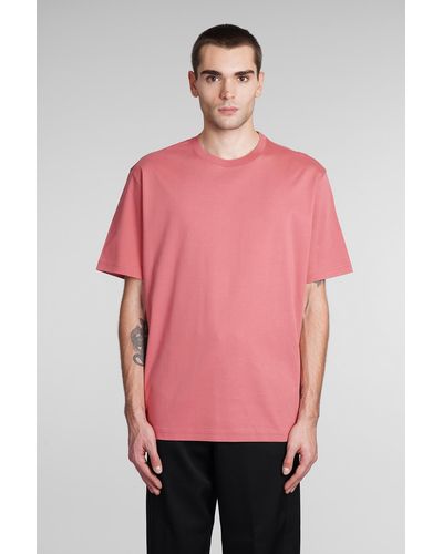 Lanvin T-Shirt in Cotone Rosa