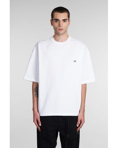 Ann Demeulemeester T-Shirt in Cotone Bianco