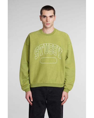 Stussy Sweatshirt In Green Cotton