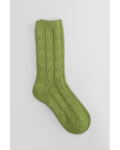 Stussy Socks In Green Cotton