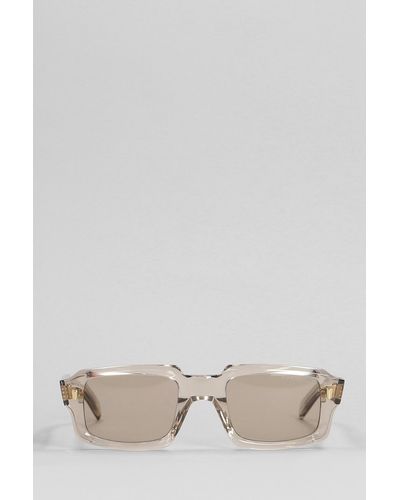 Cutler and Gross 9495 Sunglasses In Transparent Acetate - Gray