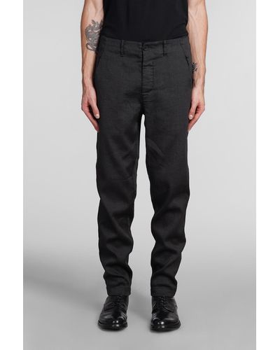 Transit Pants In Black Linen