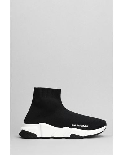 Balenciaga Sneakers Speed in Poliestere Nera - Bianco