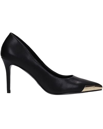 Versace Pumps In Leather - Black