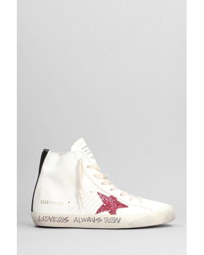 Golden Goose Francy Sneakers In Leather - Pink