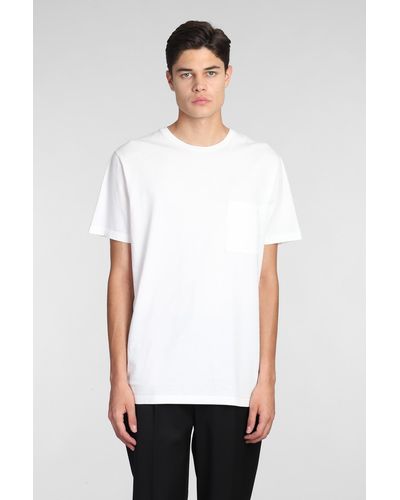 Barena New Jersey T-shirt In White Cotton