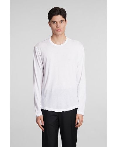 James Perse T-shirt In White Cotton