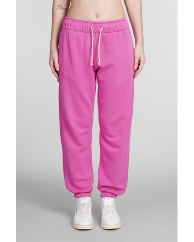 Autry Pant Ease Pants In Rose-pink Cotton