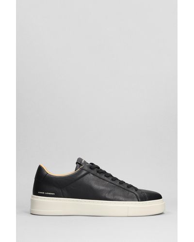 Scarpe Sneaker Crime London In Pelle Raw Cut - Moda Fashion Con Suola 3 Cm, Comode Ed Eleganti