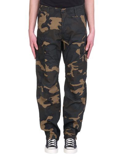 Carhartt Pantalone in Cotone Camouflage - Multicolore