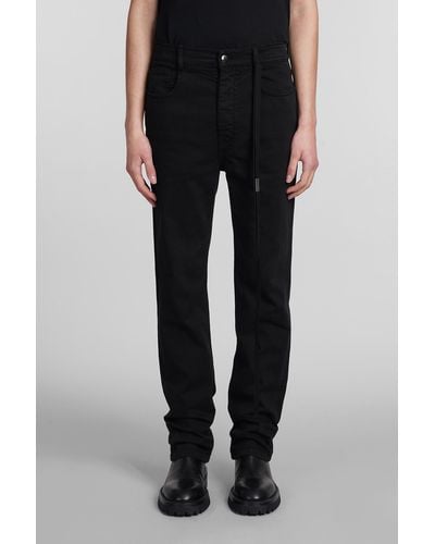 Ann Demeulemeester Jeans in Cotone Nero
