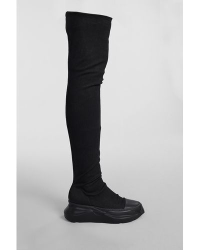 Rick Owens Sneakers Abstract stockings in Cotone Nero
