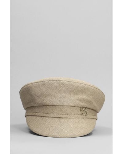 Ruslan Baginskiy Hats In Khaki Cotton - Natural