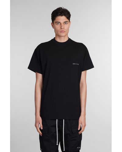 State of Order Jersey Supima Jet T-shirt In Black Cotton