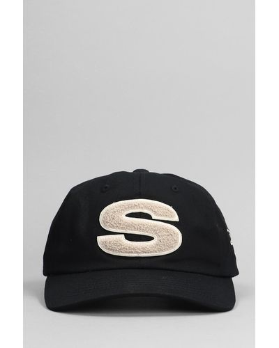 Stussy Cappello in Cotone Nero