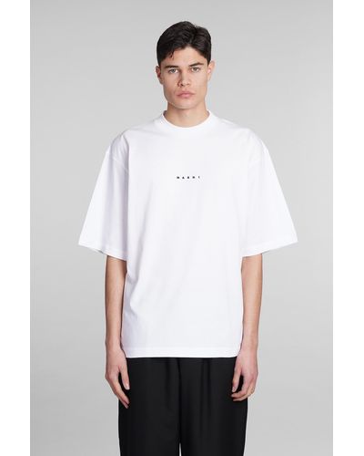 Marni T-Shirt in Cotone Bianco