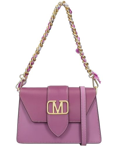 Marc Ellis Kourtney M Shade Shoulder Bag In Viola Leather - Purple