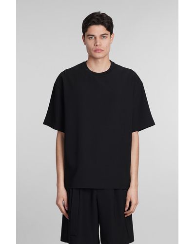Attachment T-shirt In Black Polyester