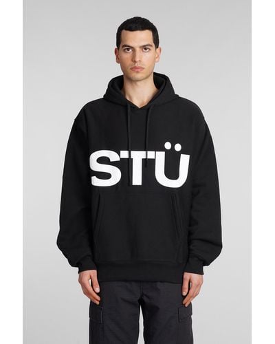 Stussy Sweatshirt In Black Cotton