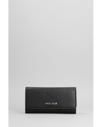 Marc Ellis Ariel Wallet In Black Faux Leather - Gray