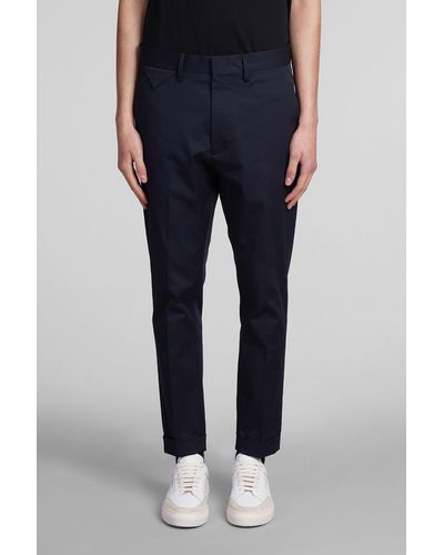 Low Brand Pantalone Cooper t1.7 in Cotone Blu