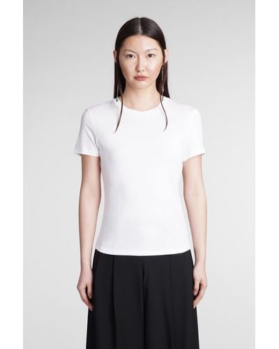 Theory T-Shirt in Cotone Bianco