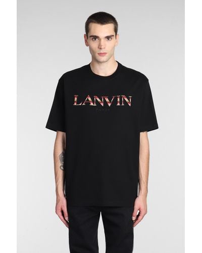 Lanvin T-Shirt in Cotone Nero
