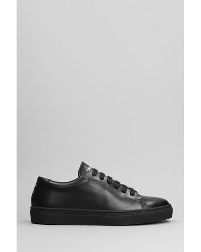 National Standard Sneakers Edition 3 in Pelle Nera - Nero